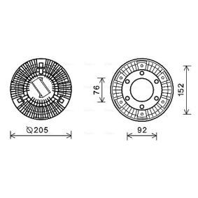 Køb Kobling, kølerventilator af AVA COOLING SYSTEMS DFC058 til den lave pris 3138,33 DKK