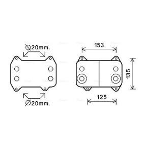 Køb Oliekøler, motorolie af AVA COOLING SYSTEMS DF3054 til den lave pris 1940,02 DKK