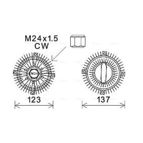 Kjøp Clutch, kjølevifte av AVA COOLING SYSTEMS FDC446 til den lave prisen 1233,13 NOK