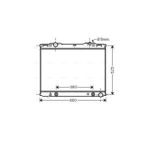 Achetez des Radiateur du moteur AVA COOLING SYSTEMS KAA2139 à prix pour 292,97 €