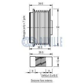 Compre Tensor de la correa trapecial poli v de RUVILLE online para Sprinter 2500 Camión de plataforma/Chasis a precios moderados