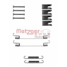 Comprar Juego de accesorios, zapatas de freno de METZGER 105-0827 a bajo precio de 10,10 €