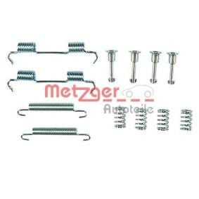 Comprar Juego de accesorios, zapatas de freno de estacionamiento de METZGER 105-0801 a bajo precio de 13,42 €