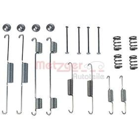 Comprar Juego de accesorios, zapatas de freno de METZGER 105-0817 a bajo precio de 9,65 €