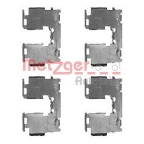 Comprar Kit de accesorios, pastillas de frenos de METZGER 109-1760 a bajo precio de 9,25 €
