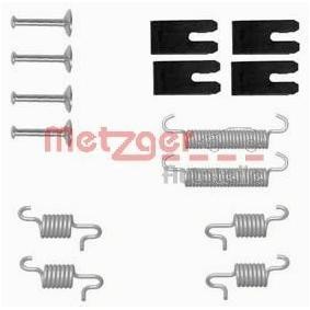 Comprar Juego de accesorios, zapatas de freno de estacionamiento de METZGER 105-0850 a bajo precio de 8,97 €