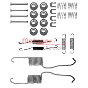 Comprar Juego de accesorios, zapatas de freno de METZGER 105-0886 a bajo precio de 19,94 €