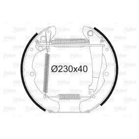 Acquista Kit freno, Freno a tamburo da VALEO 554784 a buon mercato per soli 127,08 €
