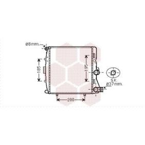 Achetez des Radiateur du moteur VAN WEZEL 74002054 à prix pour 351,14 €