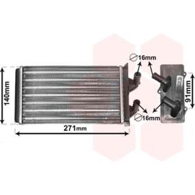 Acquista Scambiatore calore per riscaldamento abitacolo da VAN WEZEL 17006186 a buon mercato per soli 32,41 €