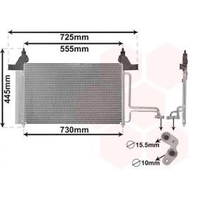 Achetez des Condenseur, climatisation VAN WEZEL 17005253 à prix pour 181,50 €
