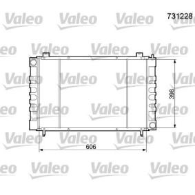 Kjøp Radiator, motorkjøling av VALEO 731228 til den lave prisen 10934,80 NOK