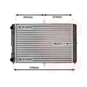Acquista Radiatore motore da VAN WEZEL 26002008 a buon mercato per soli 72,08 €