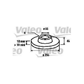 Bremsscheibe von VALEO