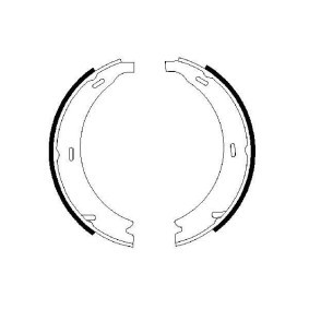 Compre Jogo de maxilas de travão, travão de estacionamento da BOSCH 0 986 487 190 a um preço baixo por 22,36 €
