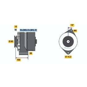 Køb Generator af BOSCH 0 120 489 377 til den lave pris 3343,94 DKK