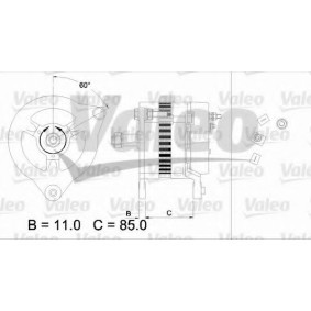 ROVER Lichtmaschine von VALEO