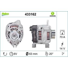 Lichtmaschine 433162 von VALEO günstig für 252,99 € online kaufen