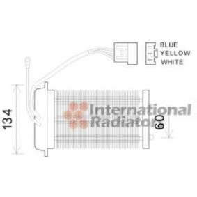 Comprar Radiador de calefacción de VAN WEZEL 82006234 a bajo precio de 353,10 €
