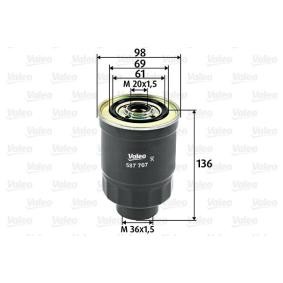 Compre Filtro de combustível da VALEO 587707 a um preço baixo por 13,05 €