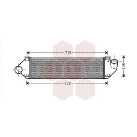 Köp Intercooler av VAN WEZEL 18004438 till det låga priset 2436,36 kr