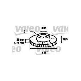 Bremsscheibe von VALEO