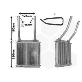 Acquista Scambiatore calore per riscaldamento abitacolo da VAN WEZEL 37006132 a buon mercato per soli 29,12 €