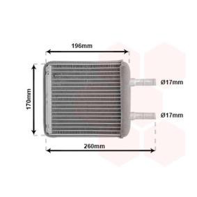 Comprar Radiador de calefacción de VAN WEZEL 82006216 a bajo precio de 108,21 €