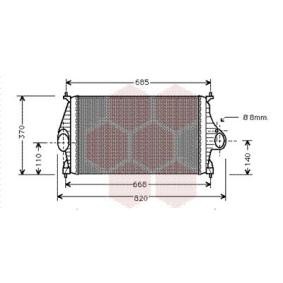 Köp Intercooler av VAN WEZEL 09004050 till det låga priset 1386,64 kr