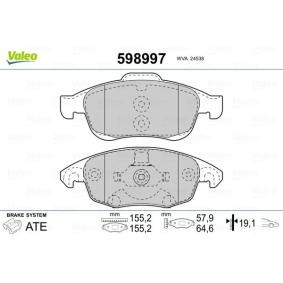 Acquista Kit pastiglie freni da VALEO 598997 a buon mercato per soli 39,54 €