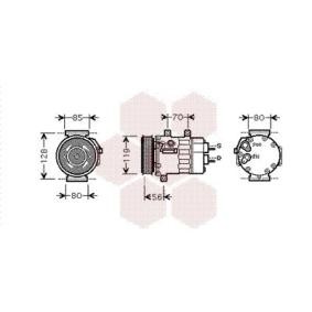 Klimakompressor 0900K253 für PEUGEOT