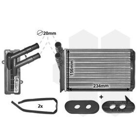 Acquista Scambiatore calore per riscaldamento abitacolo da VAN WEZEL 58006060 a buon mercato per soli 28,07 €