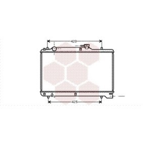 Achetez des Radiateur du moteur VAN WEZEL 52002050 à prix pour 209,33 €