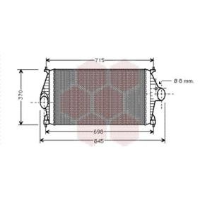 Köp Intercooler av VAN WEZEL 09004126 till det låga priset 2270,87 kr