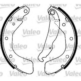 Bremsensatz, Trommelbremse 553721 von VALEO günstig für 92,25 € online kaufen