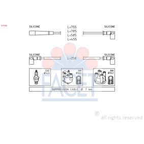 Acquista Kit cavi candele da FACET 4.9140 a buon mercato per soli 91,15 €