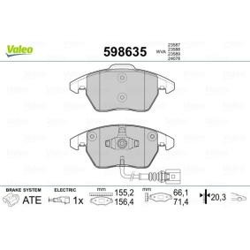 Acquista Kit pastiglie freni da VALEO 598635 a buon mercato per soli 50,49 €