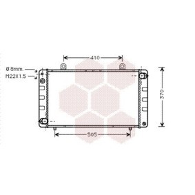 Achetez des Radiateur du moteur VAN WEZEL 47002002 à prix pour 140,07 €