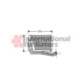 Comprar Radiador de calefacción de VAN WEZEL 82006142 a bajo precio de 166,04 €