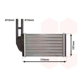 Acquista Scambiatore calore per riscaldamento abitacolo da VAN WEZEL 37006004 a buon mercato per soli 20,60 €