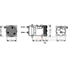 Acquista Compressore aria condizionata da VAN WEZEL 0200K200 a buon mercato per soli 773,41 €