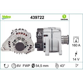 Køb Generator af VALEO 439722 til den lave pris 3035,25 DKK