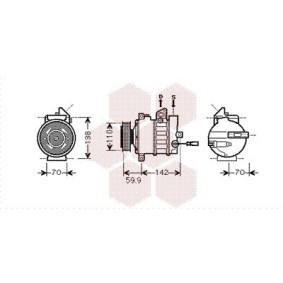 Acquista Compressore aria condizionata da VAN WEZEL 5800K298 a buon mercato per soli 612,47 €