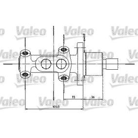 Comprar Cilindro principal de freno de VALEO 350821 a bajo precio de 110,24 €