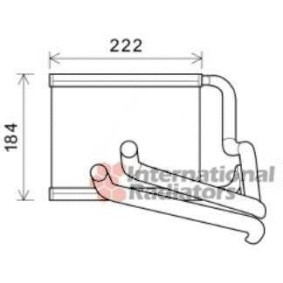 Comprar Radiador de calefacción de VAN WEZEL 82006236 a bajo precio de 151,30 €