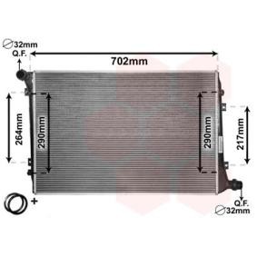 Kjøp Radiator, motorkjøling av VAN WEZEL 58002224 til den lave prisen 1267,41 NOK