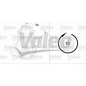 Köp Startmotor av VALEO 455807 till det låga priset 5665,85 kr