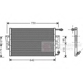 Klimakondensator 19005026 für CHEVROLET