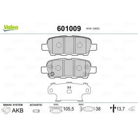 Acquista Kit pastiglie freni da VALEO 601009 a buon mercato per soli 33,06 €