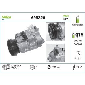Acquista Compressore aria condizionata da VALEO 699320 a buon mercato per soli 451,81 €